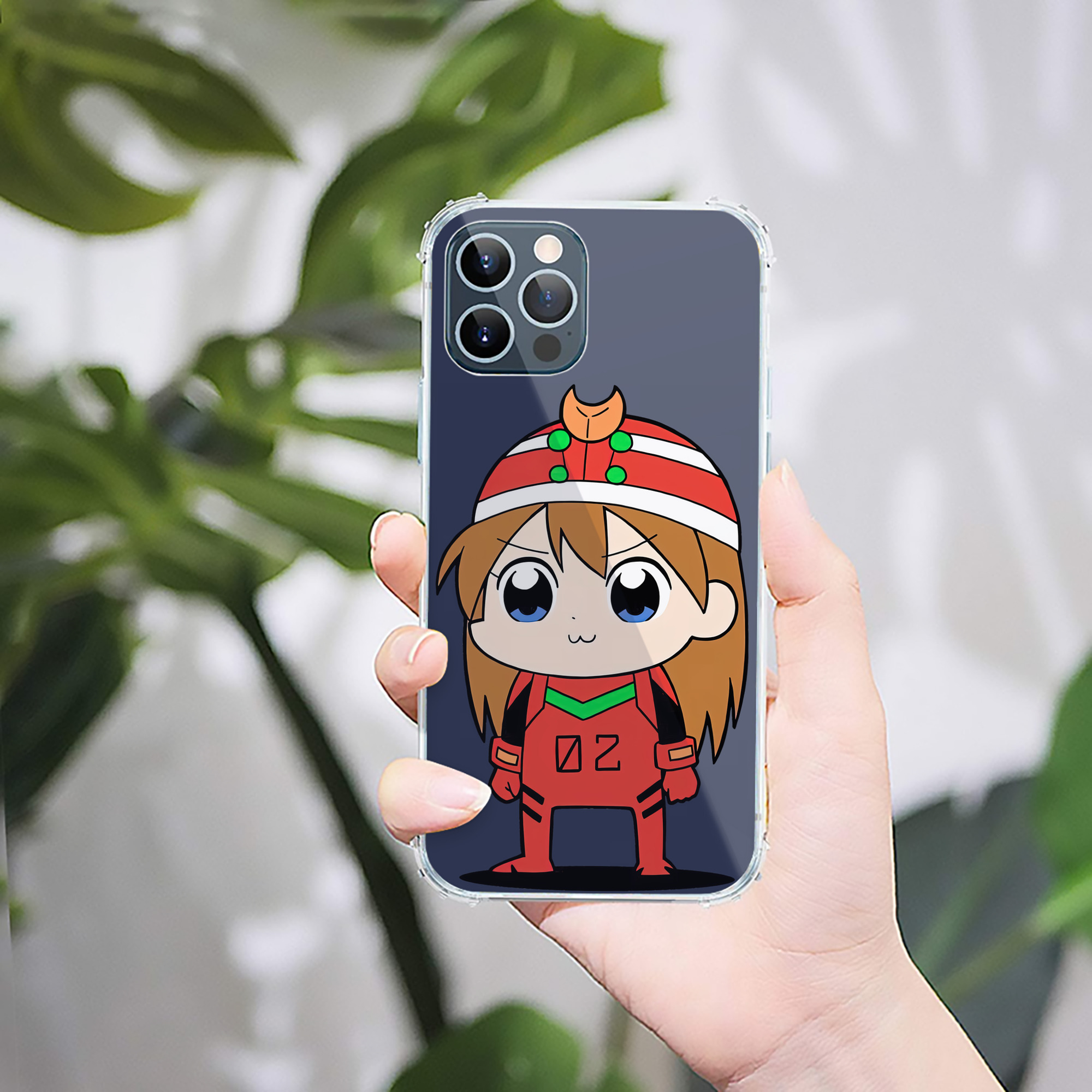 （画像用） EVA 新世紀エヴァンゲリオン 【iPhone 12シリーズ対応】透明スマホケース（クリアソフトケース）